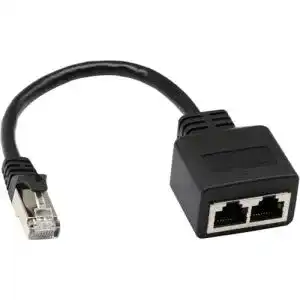 LAN-Splitter zdyCGTime RJ45 Netzwerk-Splitter Adapter Kabel