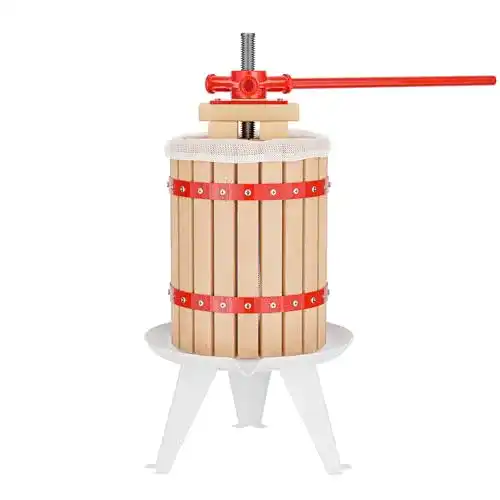 Obstpresse Wiltec 6L incl. Presstuch Maischepresse Weinpresse