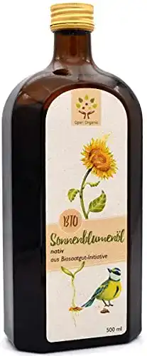 Sonnenblumenöl Open Organic Bio- 500ml, nativ, kaltgepresst