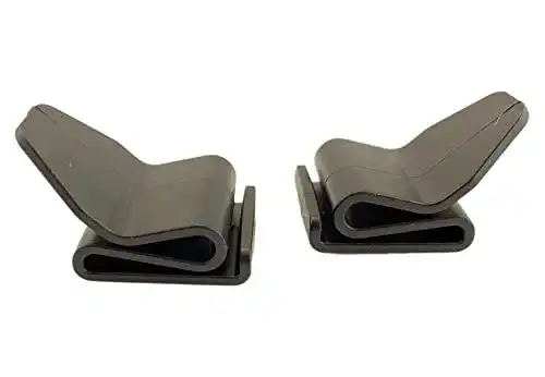Maskenhalter Skihelm SOGGLE Helmclip, 2 Stück, schwarz