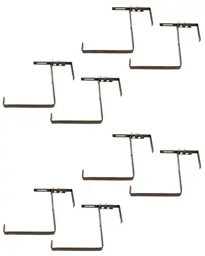 Blumenkastenhalter DARO DEKO Blumenkasten-Halter 4 Sets braun