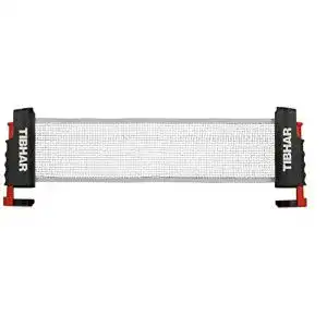 Tischtennisnetz ausziehbar Tibhar Unisex Tischtennisnetz, individuelles Flexnetz, Einheitsgröße