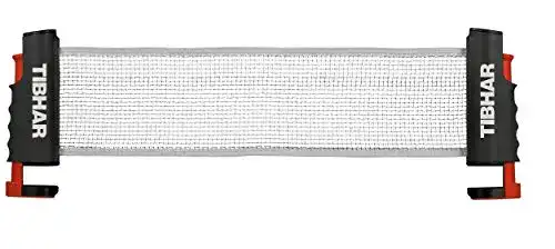 Tischtennisnetz ausziehbar Tibhar Unisex Tischtennisnetz, individuelles Flexnetz, Einheitsgröße