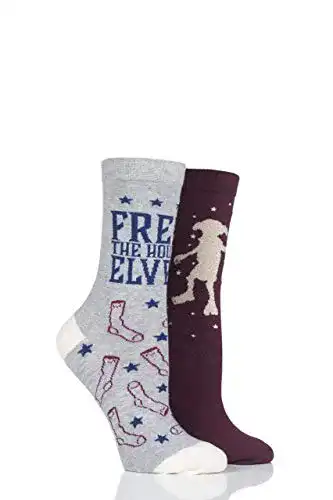 Harry-Potter-Socken Harry Potter SOCKSHOP Damen 2 Paar