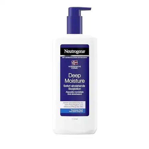 Die beste Neutrogena-Bodylotion Neutrogena Deep Moisture, 400 ml 2026 Test Bestseller Neutrogena-Bodylotion Neutrogena Deep Moisture, 400 ml