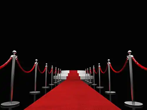 Roter Teppich Babat Rot Eventteppich VIP Carpet 1 m, Länge 10 m