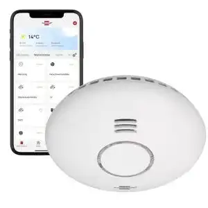 Smart-Home-Rauchmelder Brennenstuhl Connect WiFi WRHM01