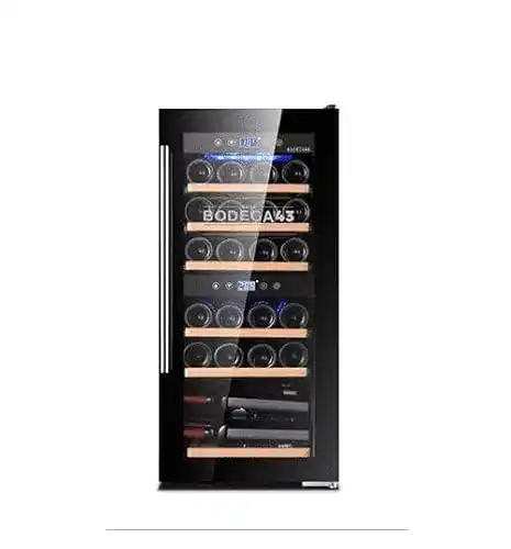 Weinkühlschrank 2 Zonen BODEGA43 -24, 6 Regaleinschübe