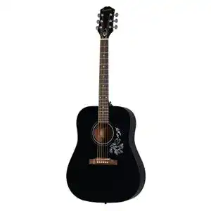 Epiphone-Westerngitarre Epiphone Starling Square Shoulder – Ebony