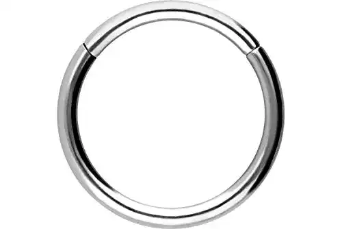 Piercing PIERCINGLINE Segmentring Clicker, TITAN, Tragus Helix