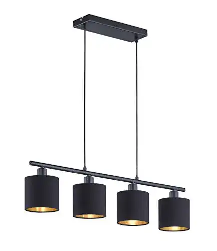 Pendelleuchte Reality Leuchten Tommy R30334079 Schwarz