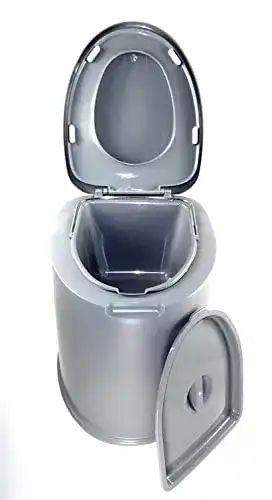 Komposttoilette Sesua XL Eimertoilette GRAU Deluxe