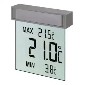 Fensterthermometer TFA Dostmann Vision digitales, 30.1025