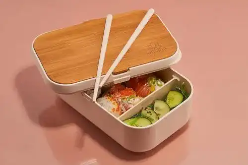 Lunchbox Umami ® Lunch Box EcoloChic™ Bleu & Bambou