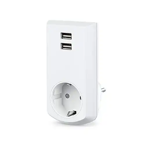 USB-Steckdosenadapter conecto CC50248 Schutzkontakt (Schuko)