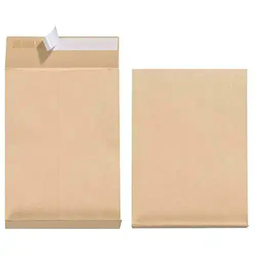 Versandtasche Mailmedia 100 Faltentaschen DIN B4 mit 4cm Falte