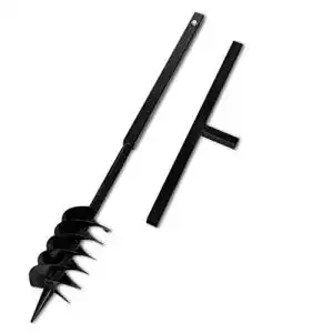 Erdbohrer vidaXL Erdlochbohrer 120mm Brunnenbohrer