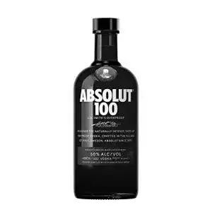 Absolut-Vodka Absolut Vodka Absolut 100, Edel-Vodka, 0,7 l