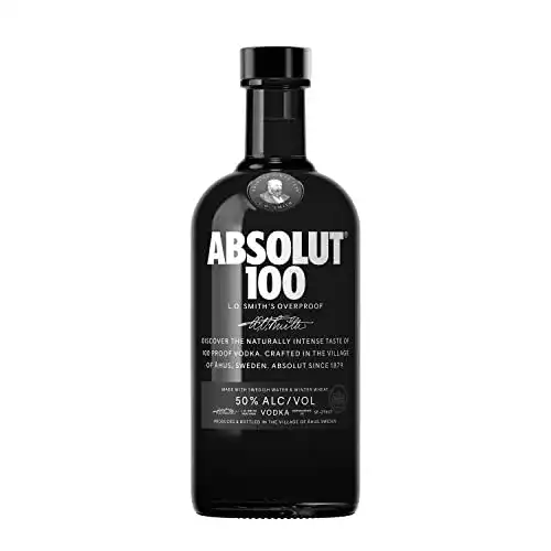 Absolut-Vodka Absolut Vodka Absolut 100, Edel-Vodka, 0,7 l
