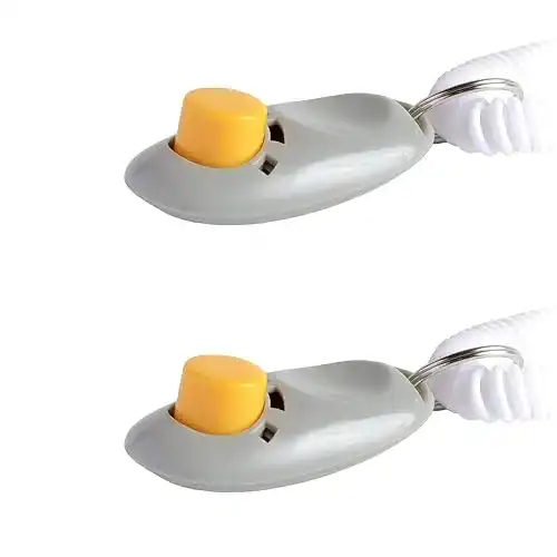 Clicker big buddy Profi mit elastischer Handschlaufe Doppelpack