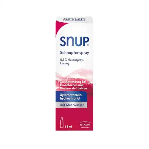 Nasenspray Snup Schnupfenspray 0,1% – mit Meerwasser, 15 ml