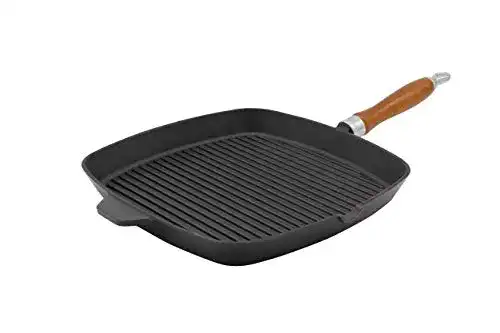 Grillpfanne Gusseisen Krüger Eisenguss-Steakpfanne Rustica