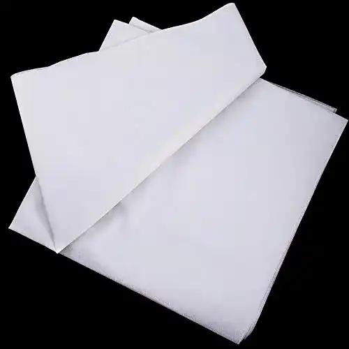Bügelvlies Tatuo Schmelzbarer Schnittstoff Vlies Weiß, 90 cm Breit