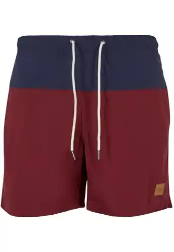 Badehosen Urban Classics Herren Badehose Block Swim Shorts