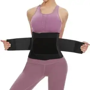 Waist-Trainer SIHOHAN Bauchweggürtel, verstellbar, Schwarz, S