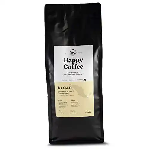 Bio-Kaffee (entkoffeiniert) Happy Coffee Schokoladig, 1 KG