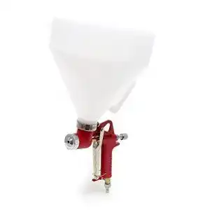 Trichterpistole Wiltec 6 L mit 3 Düsen Spritzpistole mit Druckluft