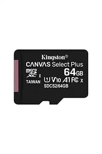 Die beste Speicherkarte mit 64 GB Kingston Canvas Select Plus microSD 2026 Test Bestseller Speicherkarte mit 64 GB Kingston Canvas Select Plus microSD