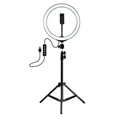 Ringlicht TIREOW Selfie Enhancing Licht 7,6 Zoll mit Stativ Ständer