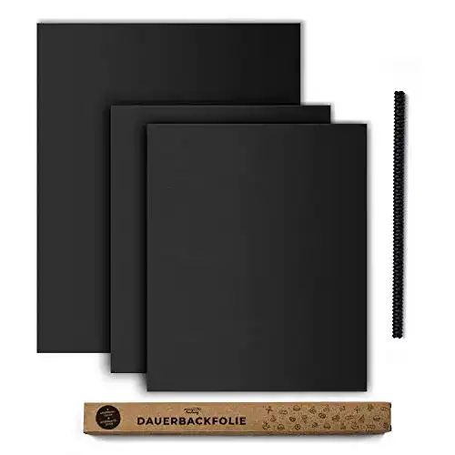 Dauerbackfolie tastory ® 3er Set, inkl. Hitzeschutzleiste