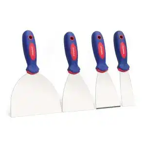 Spachtel WORKPRO Profi Maler Set aus rostfreiem Edelstahl