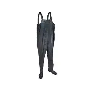 Wathose ISO TRADE Größe 40-46 Anglerhose mit Stiefeln n Teichhose