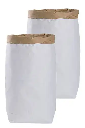 Papiersack Lifestyle Lover 2X DIY Paperbag rund aus Kraftpapier