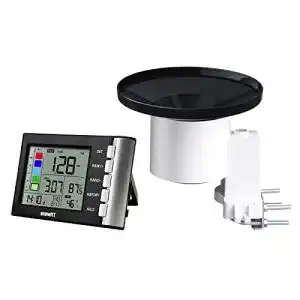 Regenmesser ECOWITT mit drahtloser, digital 3-in-1-Wetterstation