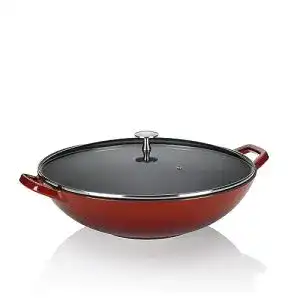 Wok mit Deckel kela 11947 Wok mit feuerfestem Deckel, Ø 36 cm