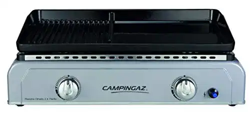 Tisch-Gasgrill 2 Brenner Campingaz Plancha Othello 2 X Twin