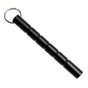 Kubotan DEPICE schwarz Aluminium Schlüsselanhänger
