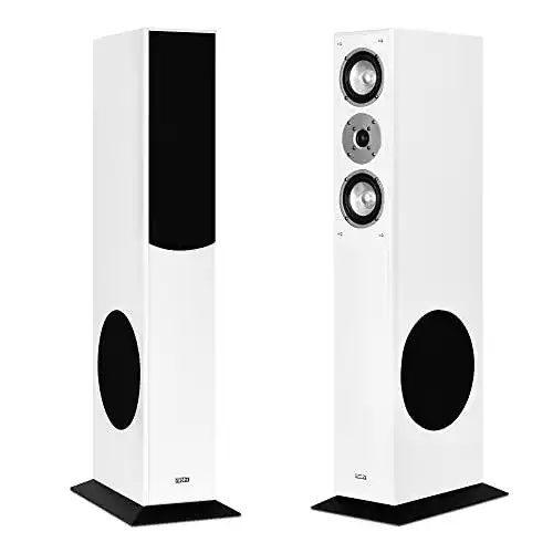 HiFi-Lautsprecher mohr 1 Paar Standlautsprecher SL15 Weiss