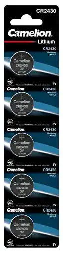 CR2430 Camelion 13005430 Lithium Knopfzellen-Batterie, 5er Set