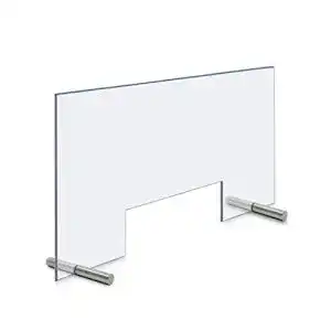 Spuckschutz 50×40 BISKAMI Spuckschutz mit Durchreiche