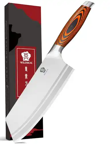 Nakiri-Messer WILDMOK Nakiri Messer, professionell, 20 cm
