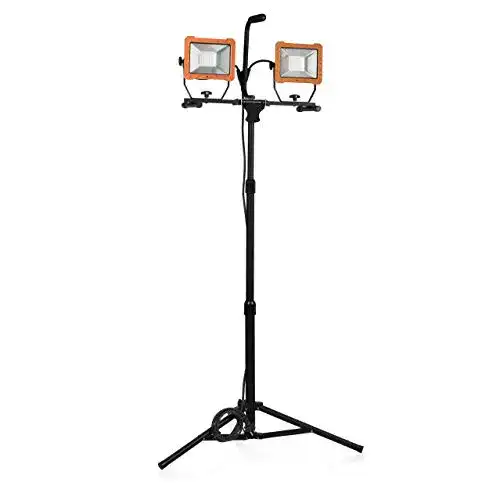 Baustrahler Smartwares mit Stativ – 2x 30 W LED – 4800 lm