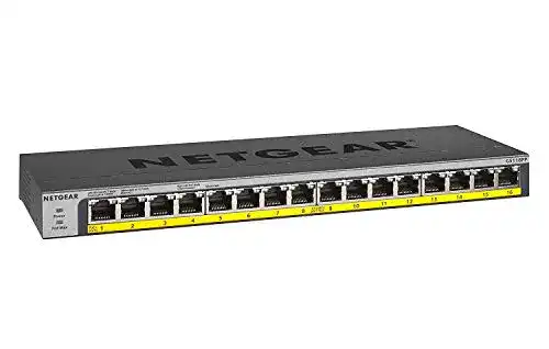 Die beste 16-Port-Gigabit-Switch Netgear GS116PP PoE Switch 16 Port 2026 Test Bestseller 16-Port-Gigabit-Switch Netgear GS116PP PoE Switch 16 Port