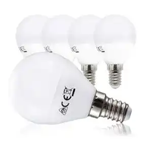 E14-LED B.K.Licht LED Lampe Energiesparlampe E14 5er Set LED