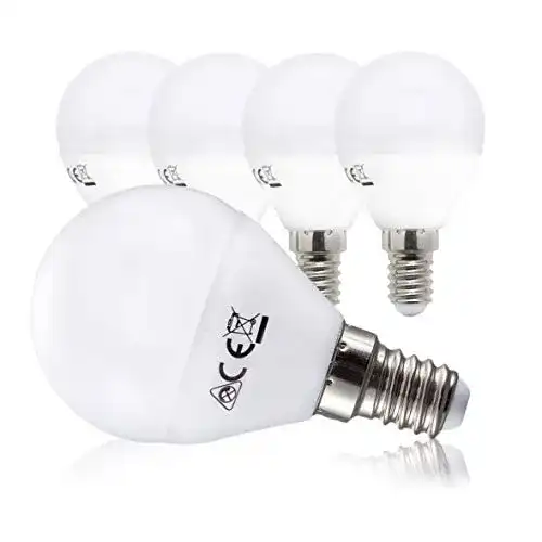 E14-LED B.K.Licht LED Lampe Energiesparlampe E14 5er Set LED