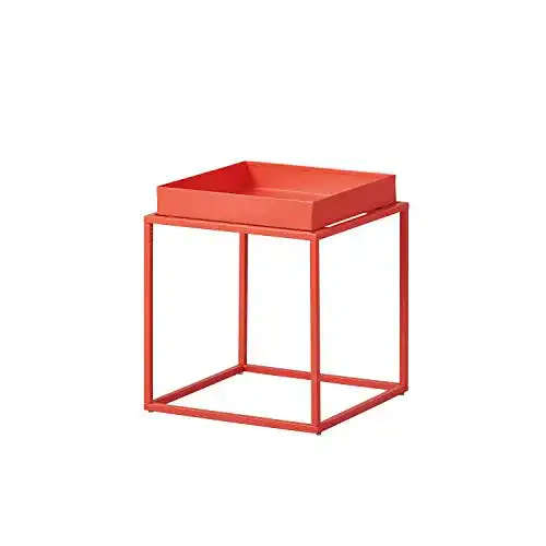 Beistelltisch Inter Link Design Industrial-Style Metall orange